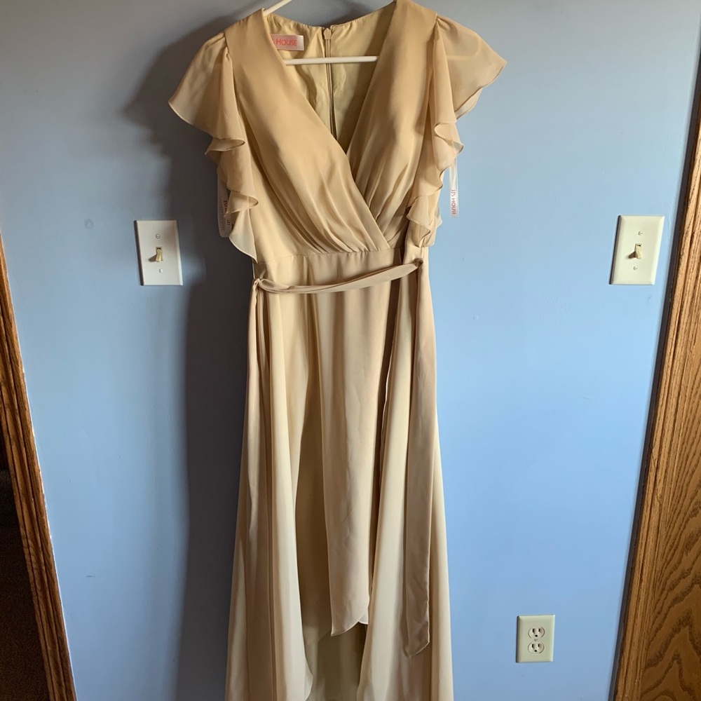 Champagne Bridesmaid Dress For Sale! Never Worn!